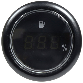 WSKAŹNIK POZIOMU PALIWA 0-190 OHM - CZARNY / CZARNY, CYFROWY