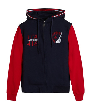 BLUZA MĘSKA  MARINA MILITARE  ROZPINANA  OMYW0014 NAVY