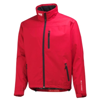 KURTKA MĘSKA HELLY HANSEN PRZECIWDESZCZOWA CREW SAILING JACKET (30263) CZERWONA