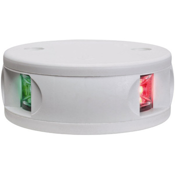 LAMPA NAWIGACYJNA S34 DZIOBOWA DWUSEKTOROWA LED - 12/24V BIAŁA