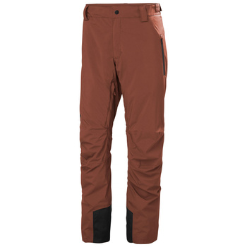 SPODNIE MĘSKIE HELLY HANSEN NARCIARSKIE LEGENDARY INSULATED 65704  IRON OXIDE