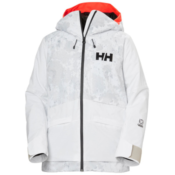 KURTKA DAMSKA HELLY HANSEN NARCIARSKA W POWCHASER 2.0 JACKET (65923) GREY FOG SNOW CAMO AOP