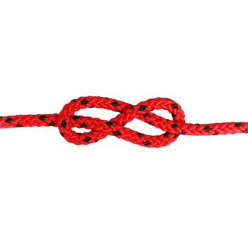 LINA PŁYWAJĄCA POLIPROPYLENOWA 6 MM, CZERWONA