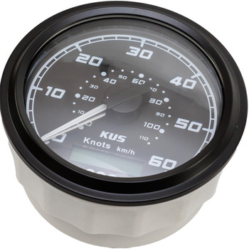 ZEGAR PRĘDKOŚCIOMIERZ GPS 0-60Kn Z ANTENĄ, 12/24V, D96MM