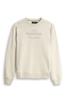 BLUZA MĘSKA MARINA MILITARE ROUND NECK SWEATSHIRT  MYW0033 CREAM