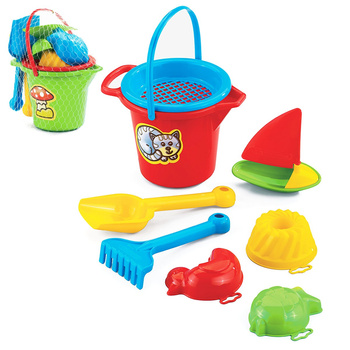 ZESTAW DO PIASKU WIADERKO Z ŻAGLÓWKĄ