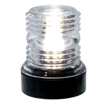 LAMPA NAWIGACYJNA BIAŁA 360 KOTWICZNA LED - 12/24V OBUDOWA CZARNA