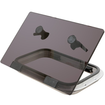 LUK FLUSH GEN.3 20 - F3G - SZARA SZYBA - SREBRNA RAMA - 417MMX272MM