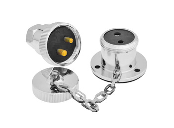 POŁĄCZENIE WTYKOWE MASZZTOWE -  GNIAZDO WTYKA 2 WTYKI MAX 5 AMP