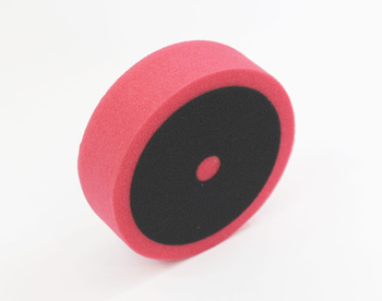 GĄBKA POLERSKA CLASSIC CZERWONA NA RZEP 150X50MM