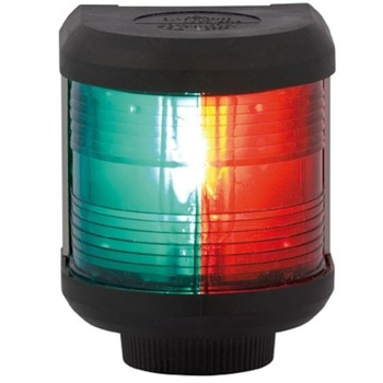 LAMPA NAWIGACYJNA S40 DZIOBOWA DWUSEKTOROWA - 12V OBUDOWA CZARNA