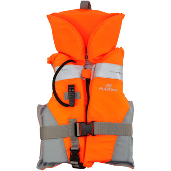 KAMIZELKA RATUNKOWA DZIECIĘCA KIDO POMARAŃCZOWA 100N - WAGA 30-40 KG