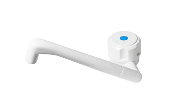 KRAN BATERIA COMET WINDSOR BIAŁY Z MIKROSTYKIEM - DO ŁODZI, PRZYCZEP I POJAZDÓW KEMPINGOWYCH