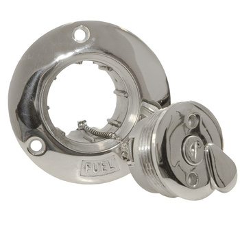 (N) WLEW FUEL Z KLUCZYKIEM 50MM, STAL NIERDZEWNA