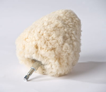 STOŻEK WEŁNIANY POLERSKI KULA 80 MM