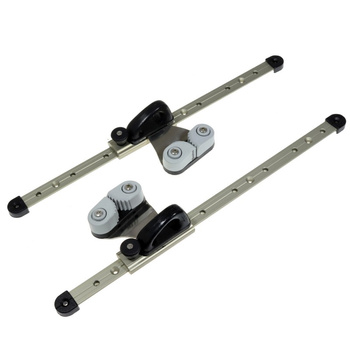 WÓZEK T 20MM MAINSHEET SLIDE ZE STOPEREM PRZEWŁOKĄ I KNAGĄ PAIR