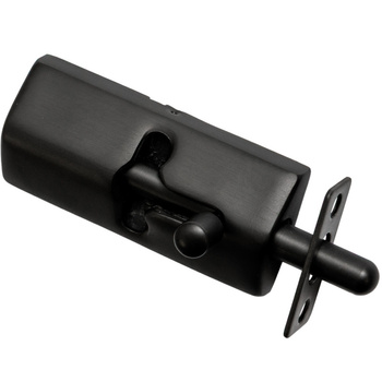 ZASUWKA DRZWIOWA SAMORYGLUJĄCA, STAL NIERDZEWNA, CZARNA