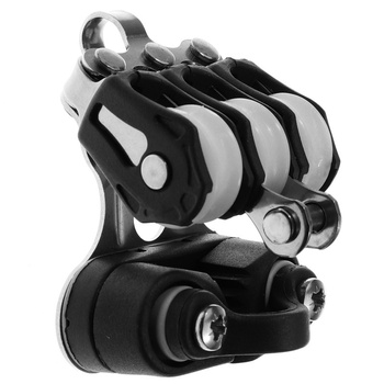 BLOCZEK POTRÓJNY Z KNAGĄ I ZACZEPEM - ROZMIAR 0 - LINA 5MM (W)