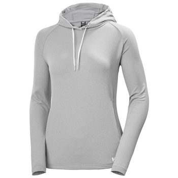 BLUZA DAMSKA HELLY HANSEN VERGLAS LIGHT TREKKINGOWA (62964) SZARA