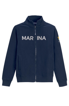 BLUZA MĘSKA MARINA MILITARE OPEN SWEATSHIRT (MYW0005) NAVY