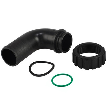 ZŁĄCZKA DO ZBIORNIKA 90DEG WĄŻ 38MM GWINT 1 1/2"