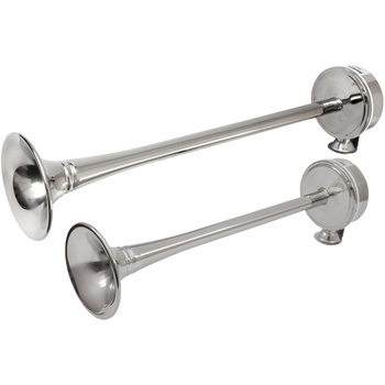 SYGNAŁ DŹWIĘKOWY ZESTAW EMX1/2 12V - STAL NIERDZEWNA 400/470MM