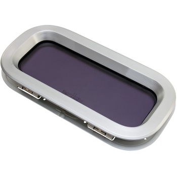 OKNO ATLANTIC 30 - SZARA SZYBA - OTWIERANE - 200MMx400MM