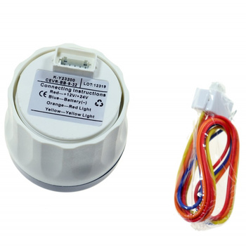 ZEGAR WOLTOMIERZ 8-32V, D52MM, CYFROWY CZARNY, SERIA V