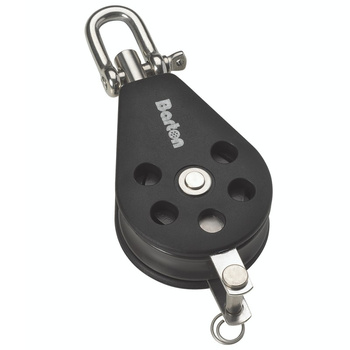 BLOCZEK S 45MM SWIVEL/BKT ROZMIAR 3 - CZARNY