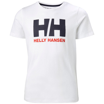 KOSZULKA DZIECIĘCA HELLY HANSEN  LOGO 41709 BIAŁY