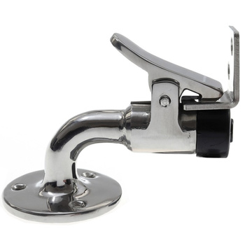 UCHWYT DRZWIOWY KĄTOWY, STAL NIERDZEWNA, D50MM, L65MM