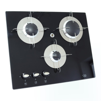 KUCHENKA GAZOWA 3-PALNIKOWA NA PŁYCIE