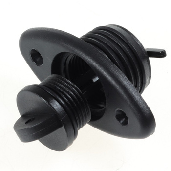 KOREK ODPŁYWOWY OVAL SAFETY 54X33MM CZARNY