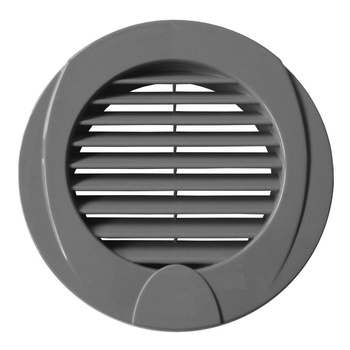 KRATKA WENTYLACYJNA SZARA D104MM