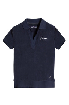 KOSZULKA DAMSKA MARINA MILITARE POLO FROTTE GRANAT