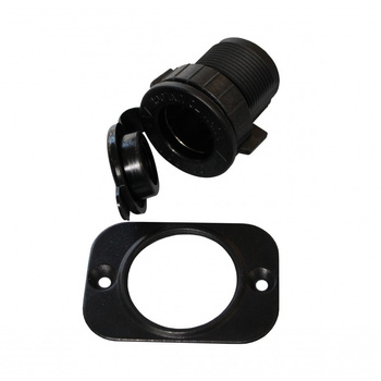 GNIAZDO POKŁADOWE 12V S CZARNE