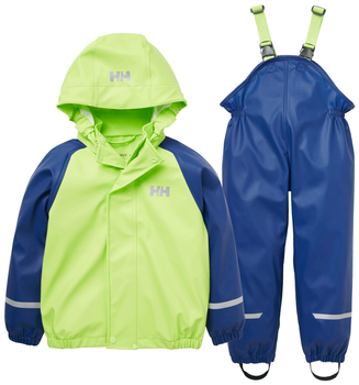 KOMPLET DZIECIĘCY HELLY HANSEN BERGEN 2.0 PU RAINSET 40510 DEEP FJORD