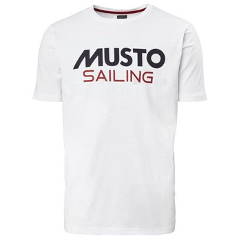 KOSZULKA MĘSKA MUSTO  SAILING  82020 WHITE