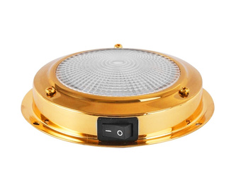 LAMPA KABINOWA LED OKRĄG MOSIĄDZ - LAMPA PODSUFITOWA PLAFON 12v