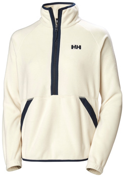 BLUZA  DAMSKA HELLY HANSEN W RIG FLEECE 1/2 ZIP  54082 CREAM