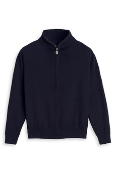 SWETER MĘSKI MARINA MILITARE BASIC 2 PULLOVER FULL ZIP (MYK0100) NAVY