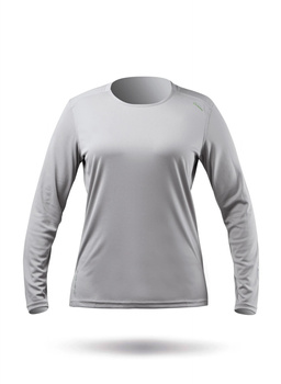 KOSZULKA DAMSKA ZHIK UPF50+ UVACTIVE LONG SLEEVE  ATP-0070-W  SZARA