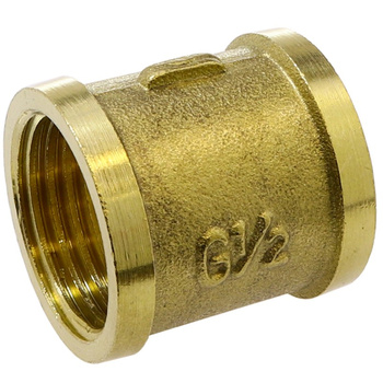 MUFA BRASS F/F 1/2"