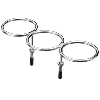 UCHWYT NA NAPOJE A4 POTRÓJNY - UCHWYT NAPOJÓW DO ŁODZI NIERDZEWNY