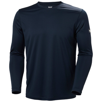 KOSZULKA MĘSKA HELLY HANSEN  TECH CREW LS 2.0 49582 NAVY