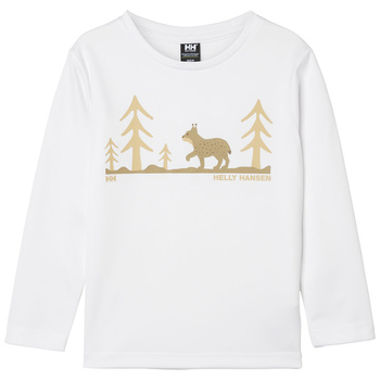 BLUZKA DZIECIĘCA HELLY HANSEN TECH GRAPHIC LS TOP 41118 WHITE