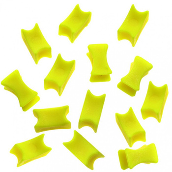 ZNACZNIKI ŁAŃCUCHA 6MM - ŻÓŁTE - 14 SZT