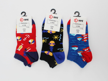 SKARPETKI  STOPKI DZIECIĘCE MARYNISTYCZNY MIX KOLORÓW