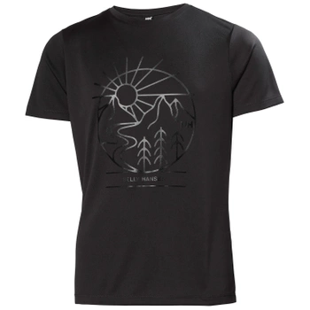 KOSZULKA DZIECIĘCA HELLY HANSEN MARKA 41691 CZARNY