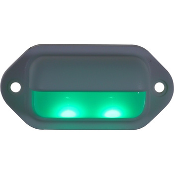 LAMPKA LED COMPANION WAY BIAŁA, 12V, L66, W33MM, KOLOR ZIELONY